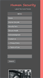 Mobile Screenshot of humansecurity.info