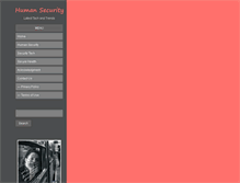 Tablet Screenshot of humansecurity.info